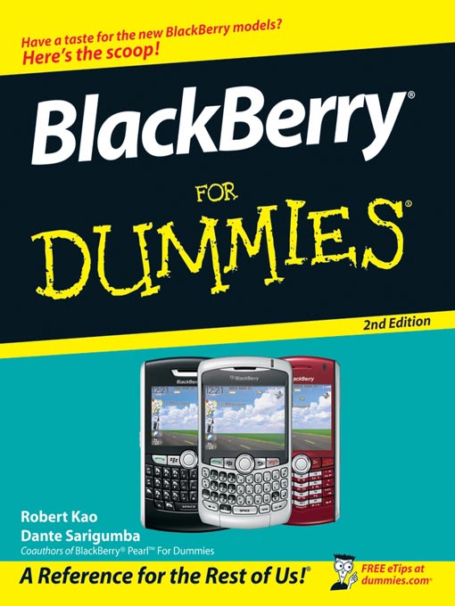Title details for BlackBerry For Dummies by Robert Kao - Available